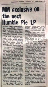 Melody Maker 25 Oct 69