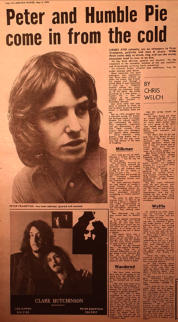 Melody Maker 9 May 70