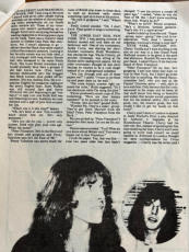 This post goes out to Rob Jarvis. My friend John Regan, Peter’s bass player and the Balls Of the Band for more than three decades (rest his beautiful soul) sent me a few items from his touring days with Peter, including a pamphlet of a few great articles.